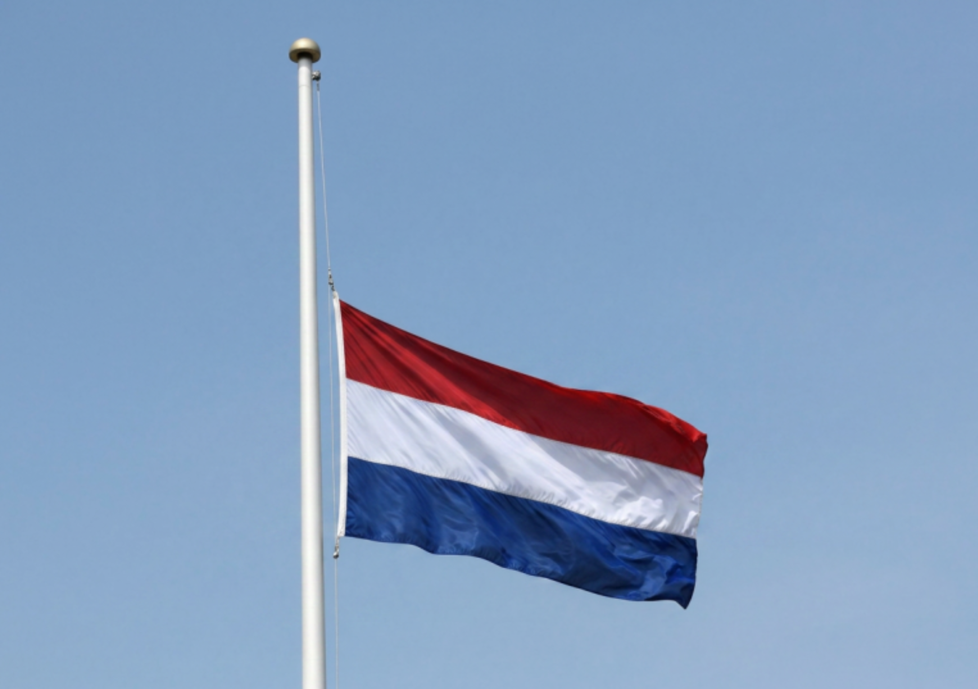 vlag halfstok